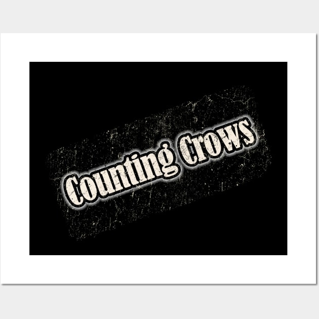 Counting Crows Wall Art by NYINDIRPROJEK